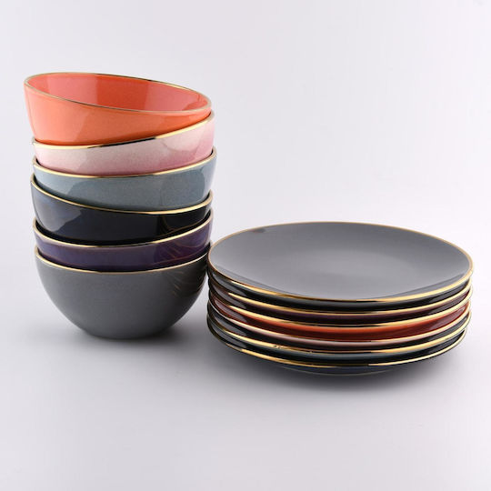 Duka Placă Joasă Ceramică Verde 21cm