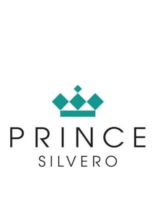 Prince Silvero Дамска Гривна Верига с Дизайн Сърце от Златно Сребро със Зиркон