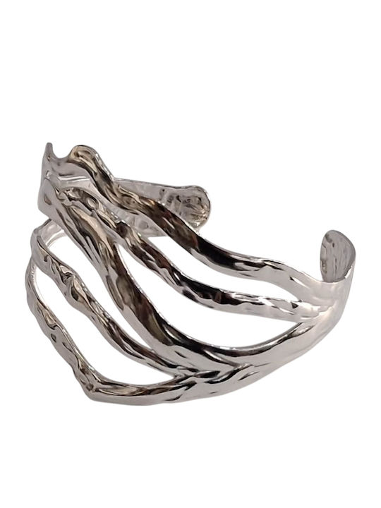 Kalliopi Silver Γυναικείο Βραχιόλι από Ατσάλι