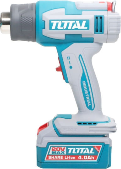 Total TBLI20035 Пистолет за Горещ Въздух 20V с Регулиране на Температурата до 550°C