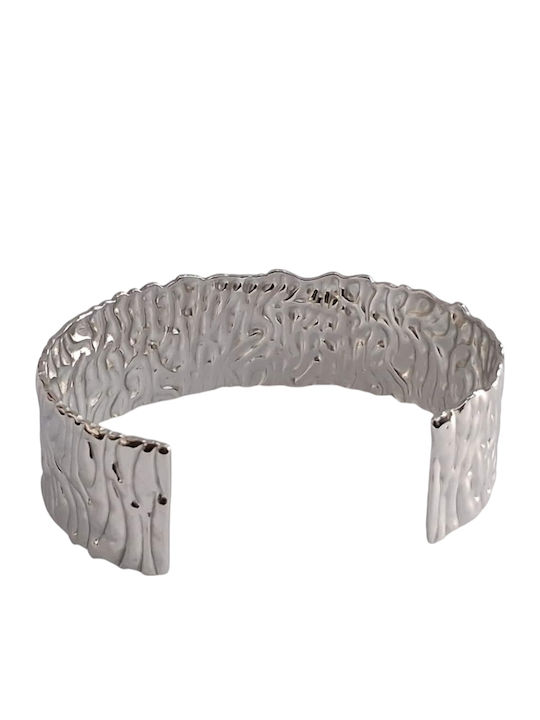 Kalliopi Silver Γυναικείο Βραχιόλι από Ατσάλι