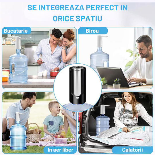 Inco Inco Wasserpumpe für Küche mit Batterie aus schwarzem Silikon