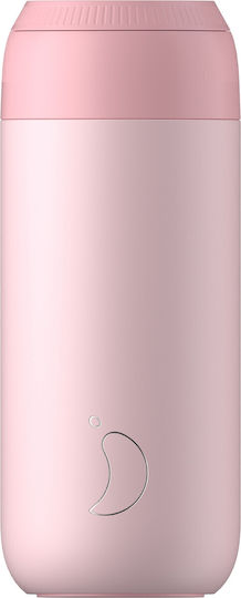 Chilly's Series 2 Термочаша Неръждаема стомана Без BPA 500ml Blush Pink