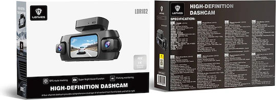 Lenyes LDR102 Car DVR Camera 4K with Screen Wi-Fi GPS 103572