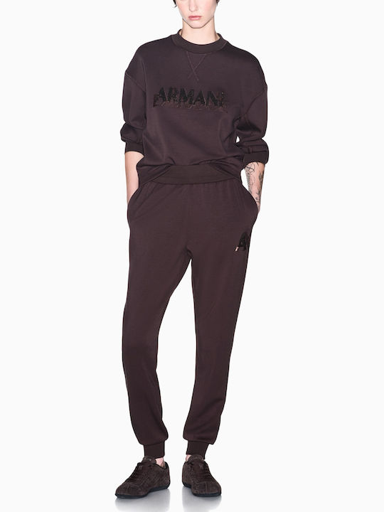 Long Women's Brown Sweatshirt