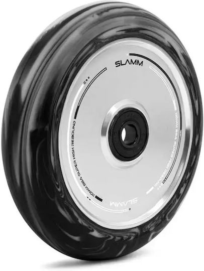 Slamm Swirl Hollow 110mm Kinderroller-Zubehör Rad Schwarz-Weiß