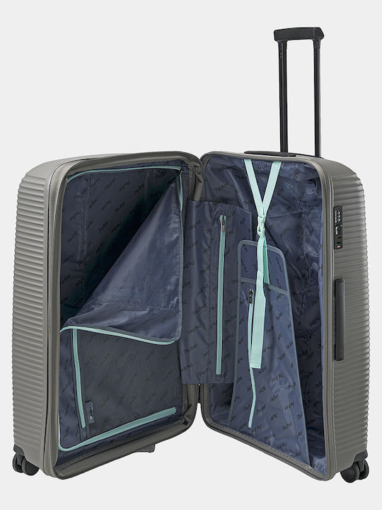 Paulter Suitcases Hard Hematite Set of 3 Pieces