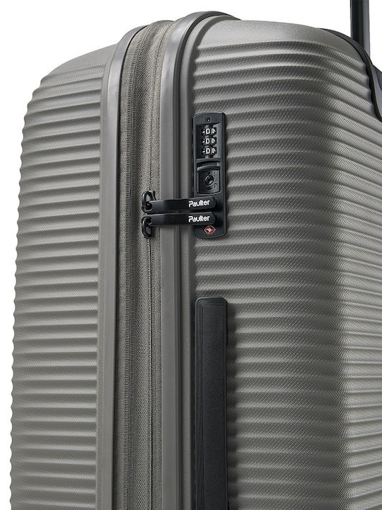 Paulter Suitcases Hard Hematite Set of 3 Pieces