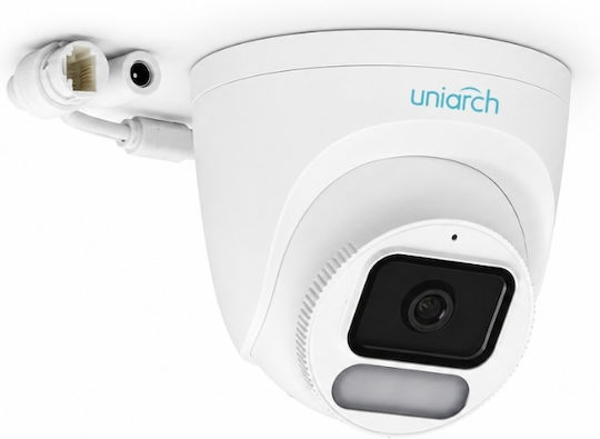 Uniarch IPC-T244-ADF28K-WP IP Κάμερα Παρακολούθησης Full HD+ 4MP Αδιάβροχη με Μικρόφωνο και Φακό 2.8mm