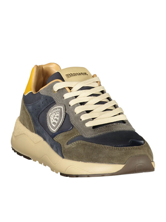 Adidași Pentru Bărbați Khaki / Albastru / Galbeni