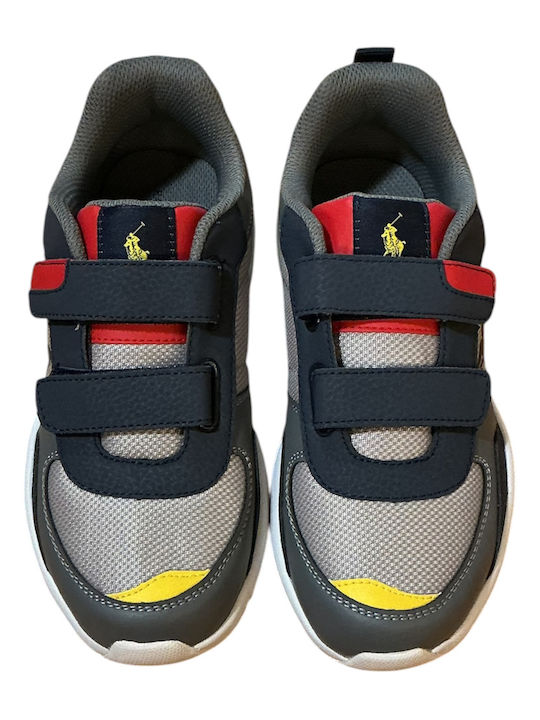 Polo Παιδικά Sneakers με Σκρατς Γκρι