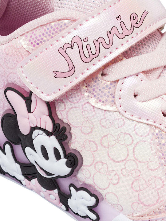 Minnie Mouse Kids Sneakers with Lights Orange