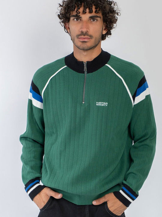 Langarm-Pullover Grün
