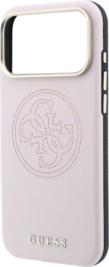 Калъф Guess Perforated 4g Gold Logo Magsafe Iphone 18 Pro 17 Pro Розов
