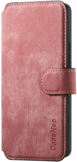 Caseneo Realme 16 Pro Plus 5g Θήκη Retro Leather Πορτοφόλι Pink