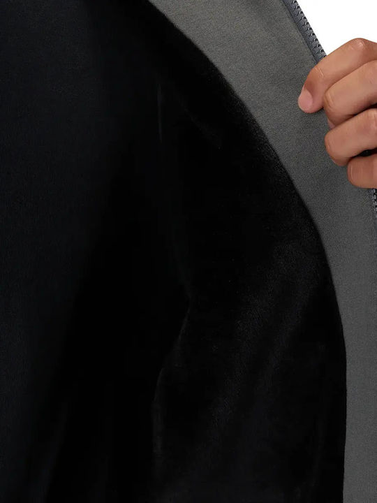 Sasquatch Cardigan with Hood Grey
