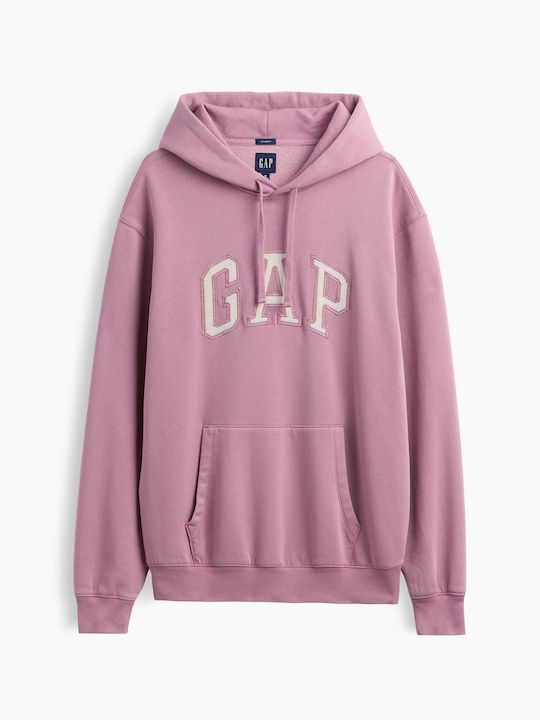 Φούτερ με Κουκούλα Wispy Pink Mauve