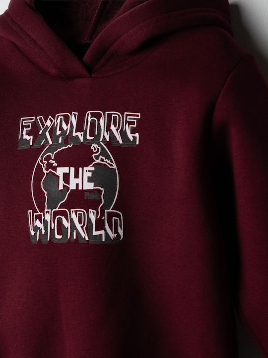 Kids Tracksuit Burgundy 2 Pieces