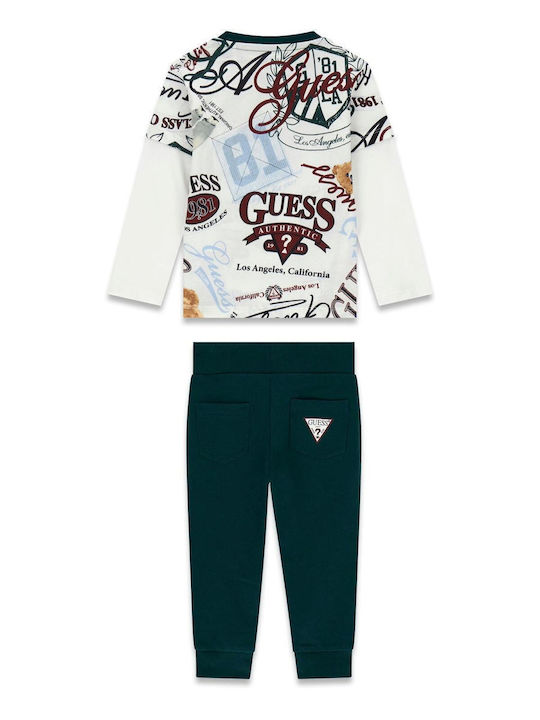 Kids Sweatpants Set Green