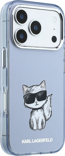 Karl Lagerfeld Iml Choupette Body Sketch Print Magsafe Case Iphone 18 Pro Max 17 Pro Max Light Blue