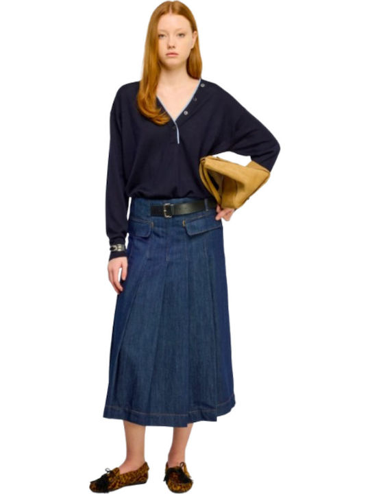 Women's Wool Sweater Blue
