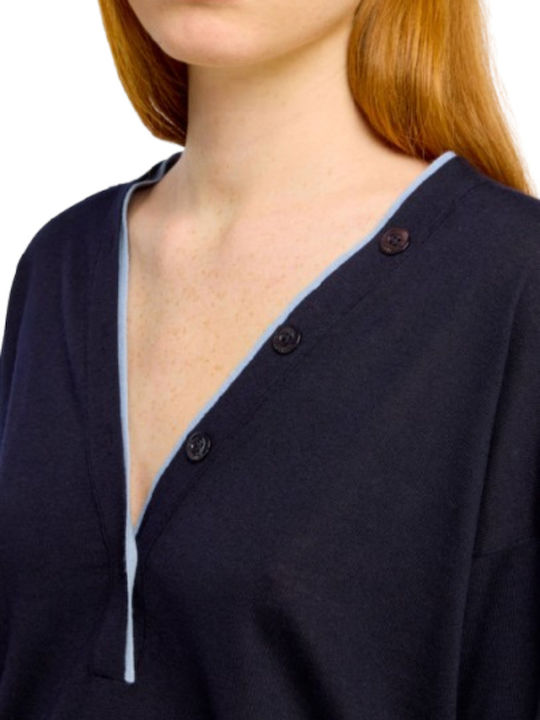 Women's Wool Sweater Blue