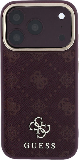 Калъф Guess Peony 4g Small Logo Magsafe iPhone 18 Pro 17 Pro Бордо
