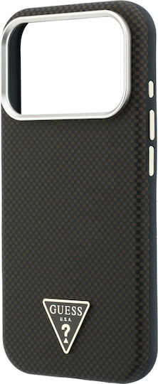 Case Guess Kevlar Triangle Logo Magsafe Iphone 18 Pro 17 Pro Brown