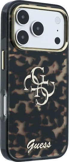 Guess Iml 4g Script Metal Logo Magsafe Case Iphone 18 Pro Burgundy 3666339655983