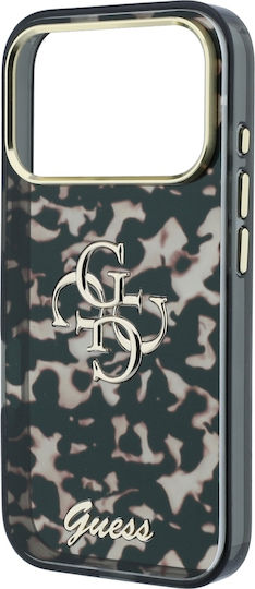 Guess Iml 4g Script Metal Logo Magsafe Case Iphone 18 Pro Burgundy 3666339655983