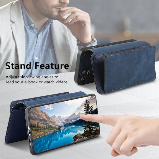 Caseneo Realme 16 Pro 5g Handyhülle Premium Leder Brieftasche Blaue