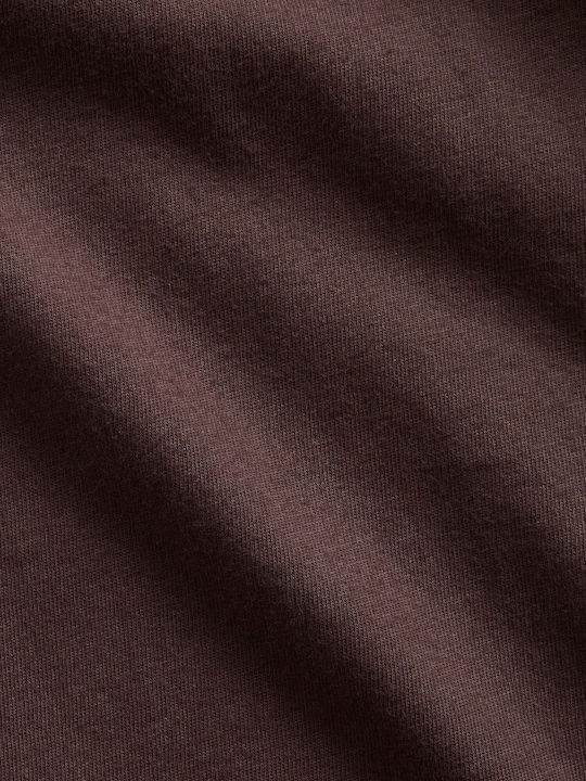 Kurzärmlige Herrenbluse Woodsy Braun