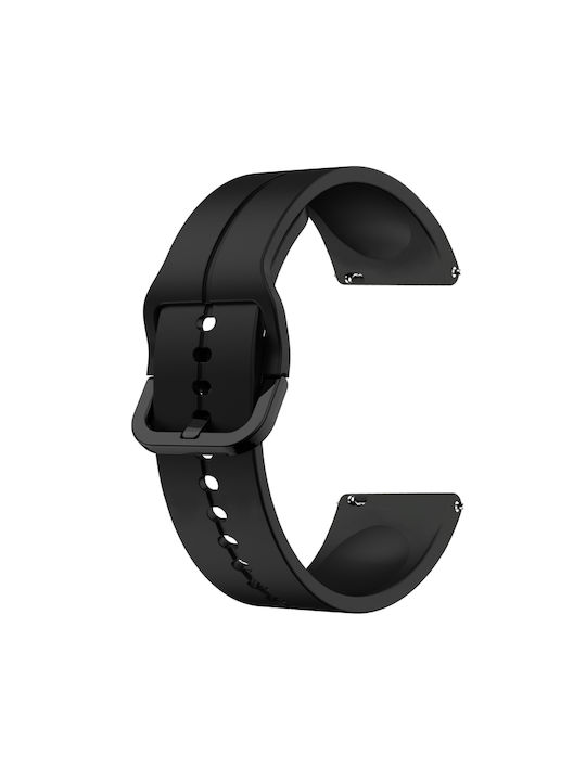 Garmin Vorreiter 255 Music 22mm Loop Silikon Tragbare Bänder Schwarz