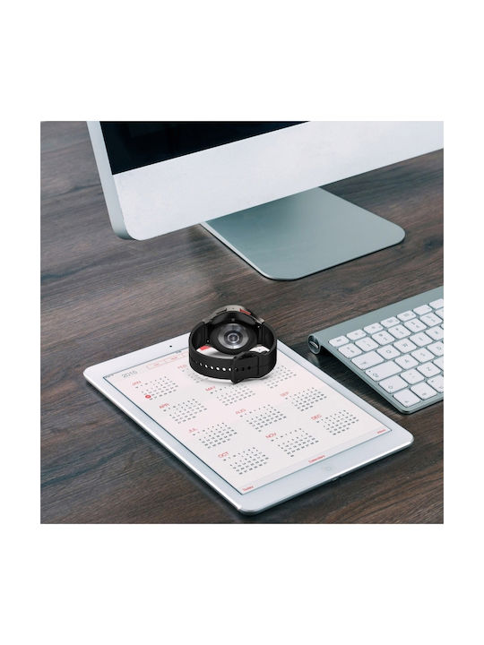 Samsung Galaxy Watch Active 2 44mm 20mm Loop Силиконова Каишка За Часовник Сива