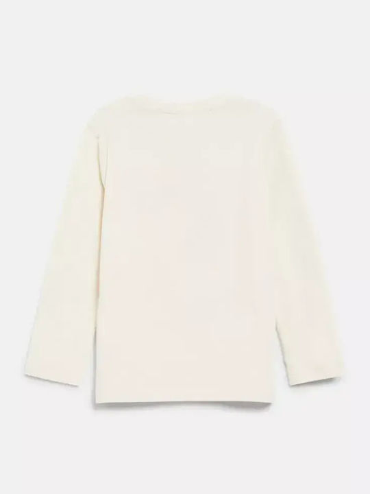 Kids Long-sleeved Blouse Beige