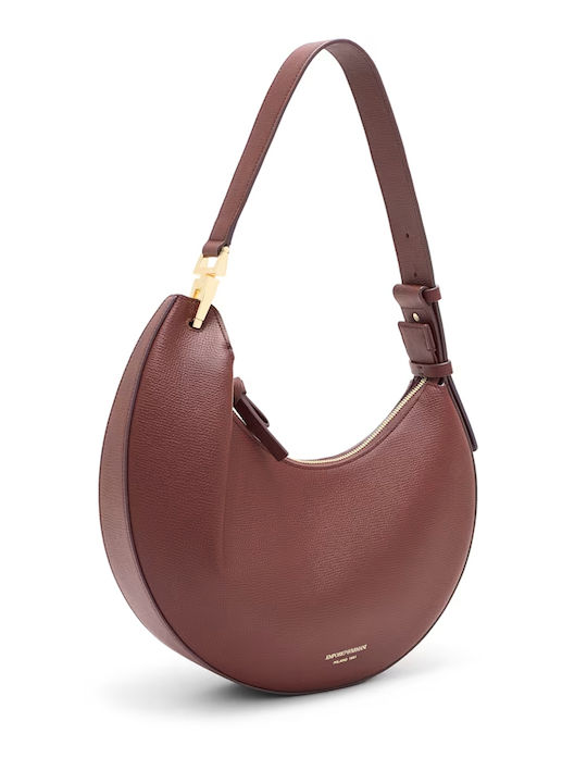 Leder Damen Hobo Tasche Wildleder Burgundisch