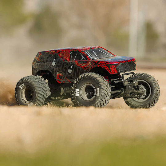 Arrma Gorgon 223s Радиоуправляем Автомобил Monster Truck 2WD Червен