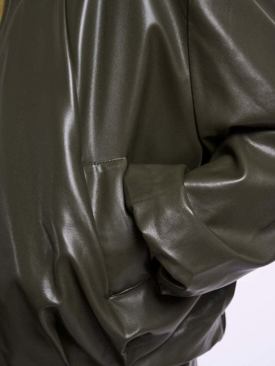 Women's Bomber Jacket Dark Green