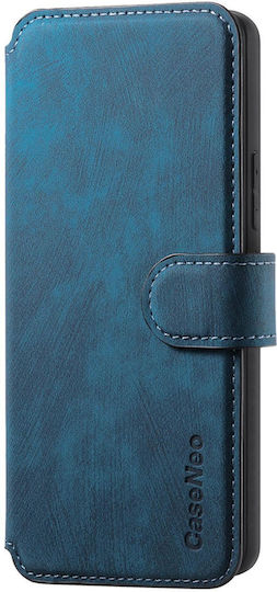 Caseneo Realme 16 Pro Plus 5g Θήκη Retro Leather Πορτοφόλι Blue
