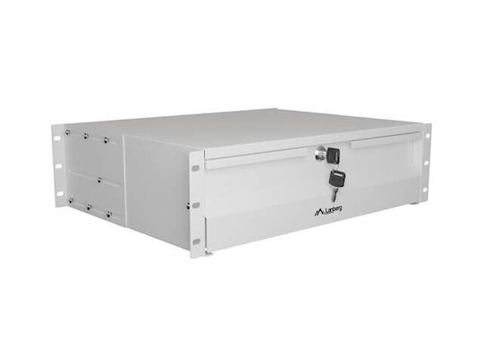 Lanberg 19" Rack Drawer 3U 360mm Grey Maximum Load 90kg