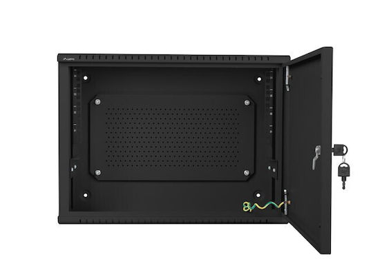 Lanberg Wall-Mounted Rack Cabinet 19" 4u+3u 540x200 Black Waf1-5203-04-00b
