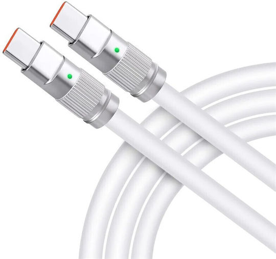 Leewello Leewello USB Typ-C Kabel Männlich Weiß Länge 1.2m 783087