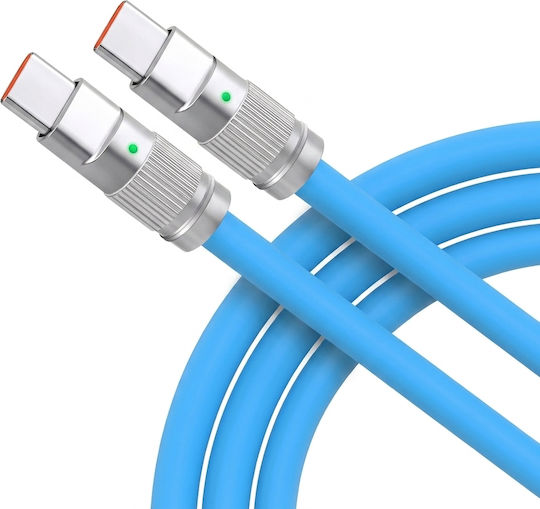 Leewello Leewello USB Typ-C Kabel Männlich Blau 2m