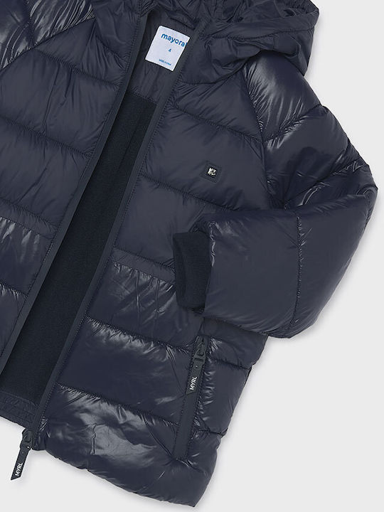 Kids Casual Short Jacket Dark Blue