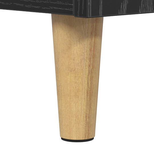 vidaXL Mobilier Hi-Fi Negru 39.5x82x82.5cm