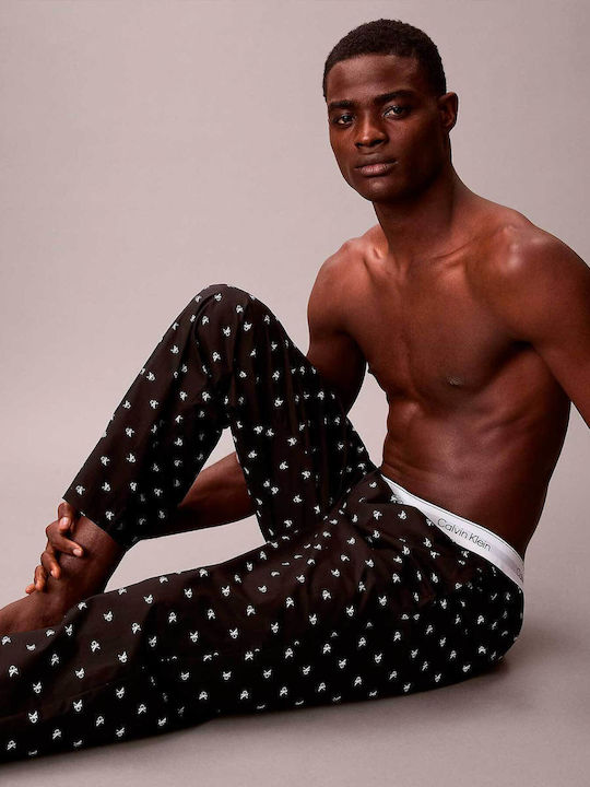 Calvin Klein Summer Men's Cotton Pyjama Pants Black