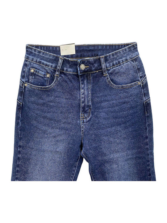 High Rise Women's Jean Pants Straight Leg