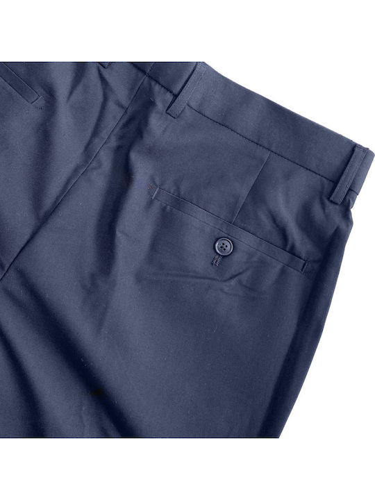 Men's Suit Trousers Relaxed Fit Blue