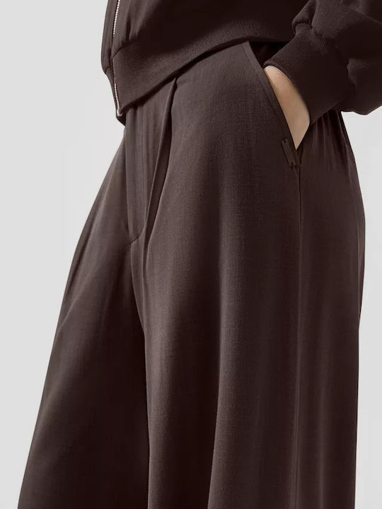 Women's Fabric Trousers Brown