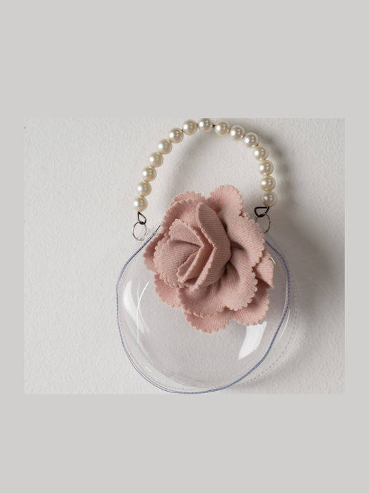 Mädchenkleid Langärmelig Gestrickt Rosa